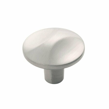 BELWITH PRODUCTS 1.25 in. Crest Cabinet Knob, Satin Nickel BWH076128 SN